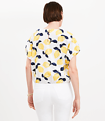 Lemon Bubble Hem Top carousel Product Image 3