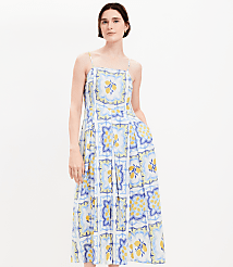 Lemon Linen Blend Strappy Maxi Pocket Dress carousel Product Image 2