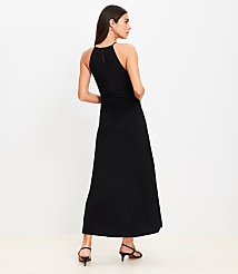 Ruched Midi Halter Dress carousel Product Image 3