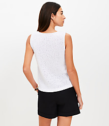 Textured Boatneck Sweater Tank carousel Product Image 2