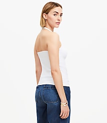 V-Neck Halter Top carousel Product Image 2