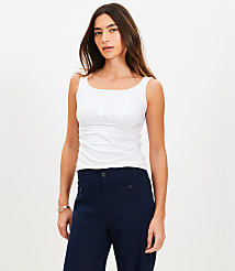Ruched Empire Waist Tank Top carousel Product Image 2