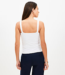 Ruched Empire Waist Tank Top carousel Product Image 3