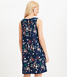 Petite Floral Jersey Seamed Mini Dress carousel Product Image 3