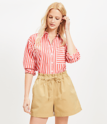 Petite Breezy Shorts in Twill carousel Product Image 1