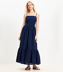 Eyelet Flounce Strappy Maxi Dress carousel Product Image 2