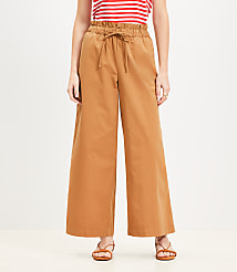 Breezy Wide Leg Ankle Pants in Twill carousel Product Image 2