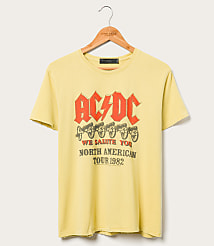Junk Food AC/DC North American Tour 1982 Vintage Tee carousel Product Image 1