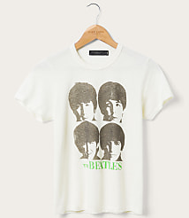 Junk Food The Beatles Four Portraits Original Tee carousel Product Image 1
