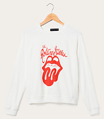Junk Food Rolling Stones Fort Collins Colorado Fleece Tee carousel Product Image 1