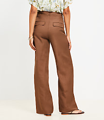 Straight Pants in Linen Blend carousel Product Image 3