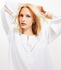Eyelet Flounce Mini Dress carousel Product Image 2