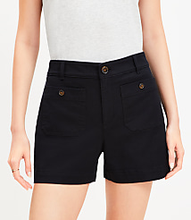 Petite Curvy Palmer Shorts in Twill carousel Product Image 1
