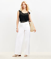 Patch Pocket Wide Leg Pants carousel Product Image 2