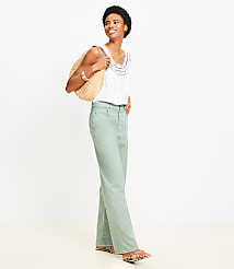 Petite Five Pocket Straight Pants carousel Product Image 1