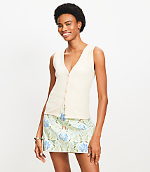Pointelle Ribbed Vest Top carousel Product Image 1