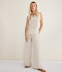 Haven Well Within Organic Cotton Linen Tape Yarn Sweater Vest carousel Product Image 2