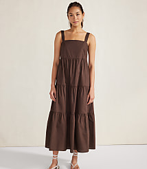 Haven Well Within Organic Cotton Poplin Midi Dress carousel Product Image 1