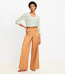 Patch Pocket Wide Leg Pants carousel Product Image 1