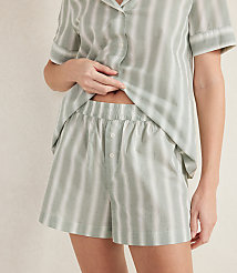 Haven Well Within Organic Cotton Poplin Stripe Pajama Set carousel Product Image 1