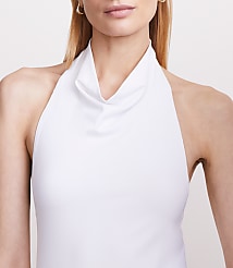 LOFT Versa 360 Knit Halter Top carousel Product Image 4
