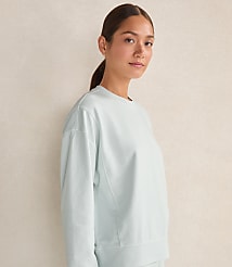 Haven Well Within Garment-Dyed Organic Cotton Terry Crewneck carousel Product Image 2