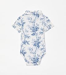 Posh Peanut X LOFT Palm Short Sleeve Collared Bodysuit carousel Product Image 2