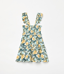 Posh Peanut X LOFT Sunset Smocked Babydoll Dress carousel Product Image 1