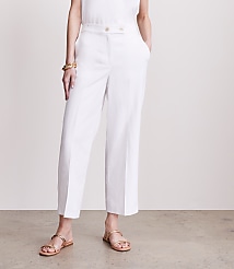 Petite LOFT Versa Pure Spun Cropped Stovepipe Pants carousel Product Image 2
