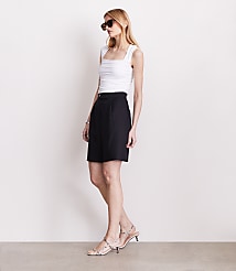 Petite LOFT Versa Pure Spun Bermuda Shorts carousel Product Image 1