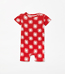 Posh Peanut X LOFT Sunny Basic Short Sleeve Short Length Romper carousel Product Image 1