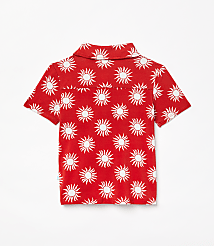 Posh Peanut X LOFT Sunny Short Sleeve Collared Henley Top carousel Product Image 2