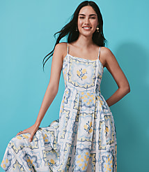 Lemon Linen Blend Strappy Maxi Pocket Dress carousel Product Image 4