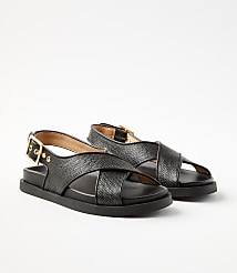 Straw Cross Strap Molded Sandals carousel Product Image 1