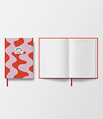 Yop & Tom Red Ripple Notebook carousel Product Image 2