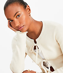 Ribbed Tie Cardigan carousel Product Image 2
