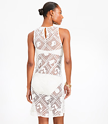 LOFT Beach Seaside Crochet Swimsuit Coverup carousel Product Image 3
