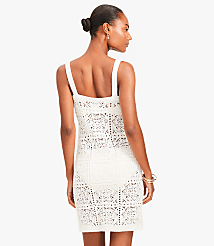 Petite LOFT Beach Pointelle Mini Dress carousel Product Image 2