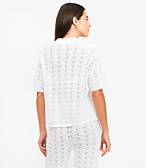 LOFT Beach Pointelle Shirt carousel Product Image 3