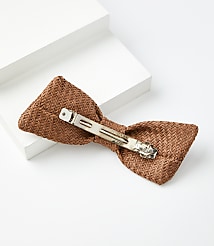 Raffia Bow Barrette carousel Product Image 2