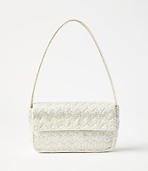 Chevron Beaded Shoulder Bag carousel Product Image 1