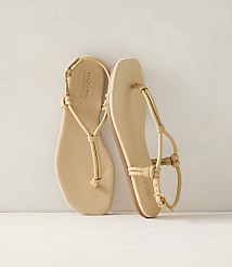 Haven Well Within Leather Double Strap Thong Sandals carousel Product Image 1