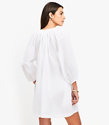 LOFT Beach Tie Neck Pocket Swimsuit Coverup carousel Product Image 3