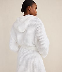 Haven Well Within Organic Cotton Waffle Hooded Robe carousel Product Image 2