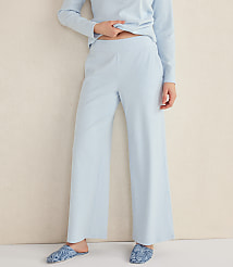 Haven Well Within Organic Cotton Rib Knit Wide Leg Pants carousel Product Image 1