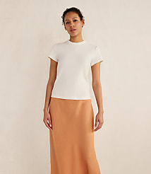 Haven Well Within Essential Organic Cotton Crew Neck Tee carousel Product Image 1