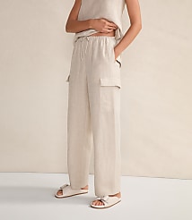 Haven Well Within Linen Cargo Pants carousel Product Image 1