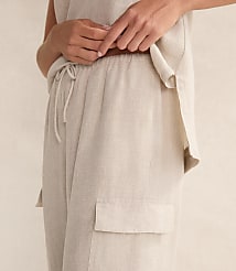 Haven Well Within Linen Cargo Pants carousel Product Image 3