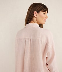 Haven Well Within Linen Striped Boxy Shirt carousel Product Image 3