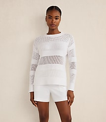 Haven Well Within Organic Cotton Open Stitch Crewneck Sweater carousel Product Image 1